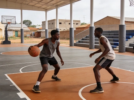 Six nouveaux terrains de basket rénovés par la BAL en Afrique de l’Ouest Afrique-Asie