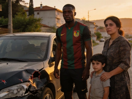 Andre Onana impliqué dans un accident de la route en Turquie après la victoire de Trabzonspor Afrique-Asie