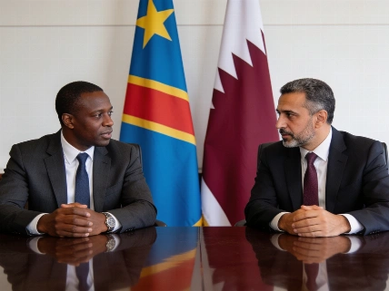 Rencontre à Kinshasa entre le vice-Premier ministre de RDC et l’ambassadeur du Qatar Afrique-Asie